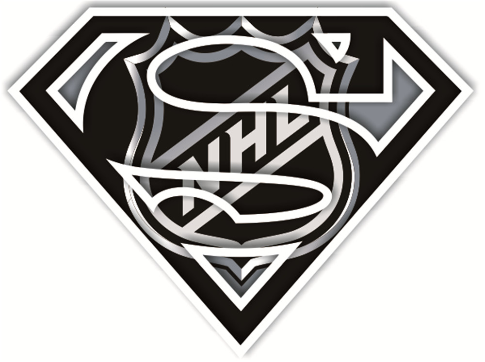 National Hockey League superman logos iron on heat transfer